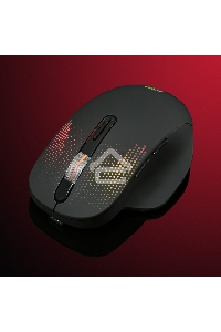 Мышь беспроводная Oklick 636LWC черный, 2400 dpi, радиоканал, USB/USB-C, кнопки - 6