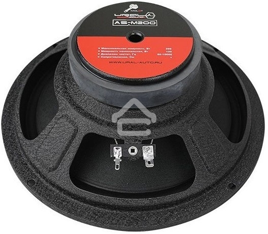 Колонки автомобильные Ural Молот АС-М200 (без решетки) 202Вт 95дБ 4Ом 20 см (8дюйм) (ком.: 2кол.) широкополосные однополосные