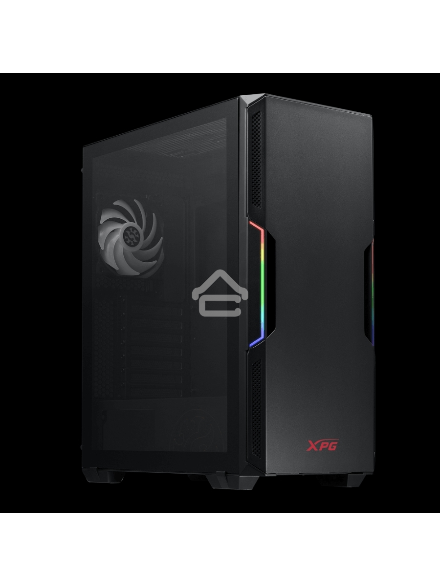 Компьютерный корпус ADATA XPG STARKER черный Mid-Tower, Micro-ATX, Mini-ITX, Standard-ATX, USB 3.2 Gen1 Type-A