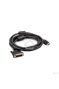 Кабель HDMI AM/DVI(24+1)M, 3м, CU, 1080P@60Hz, 2F, VCOM <CG484GD-3M>