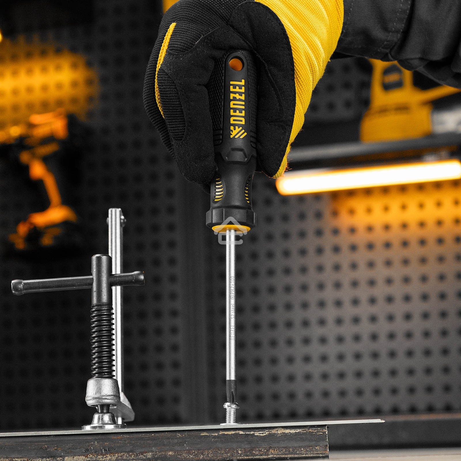 Набор отверток Denzel 2 шт., PH+SL, S2, 3к рукоятка