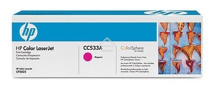 Картридж лазерный HP CC533A пурпурный LJ CP2025/CM2320 (2800стр.)