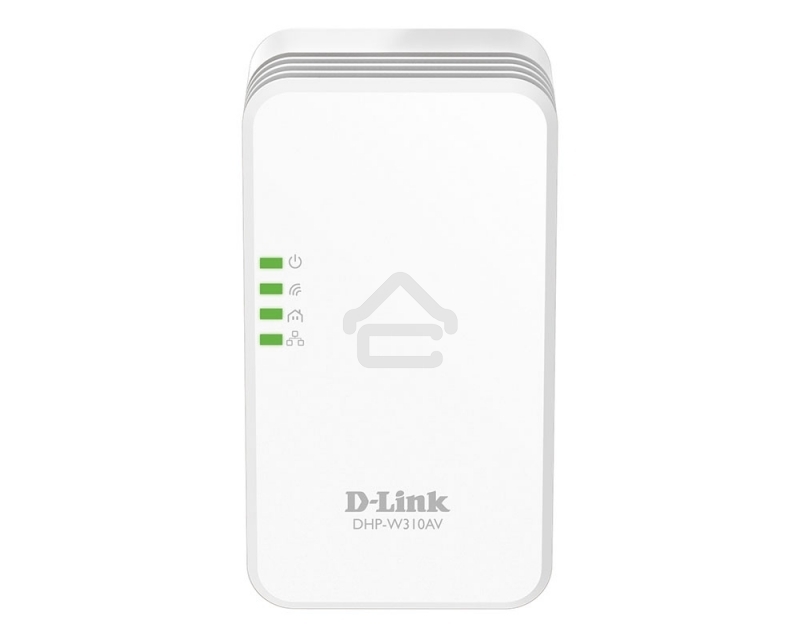 Беспроводной PowerLine-адаптер D-Link DHP-W310AV N300 с поддержкой HomePlug AV