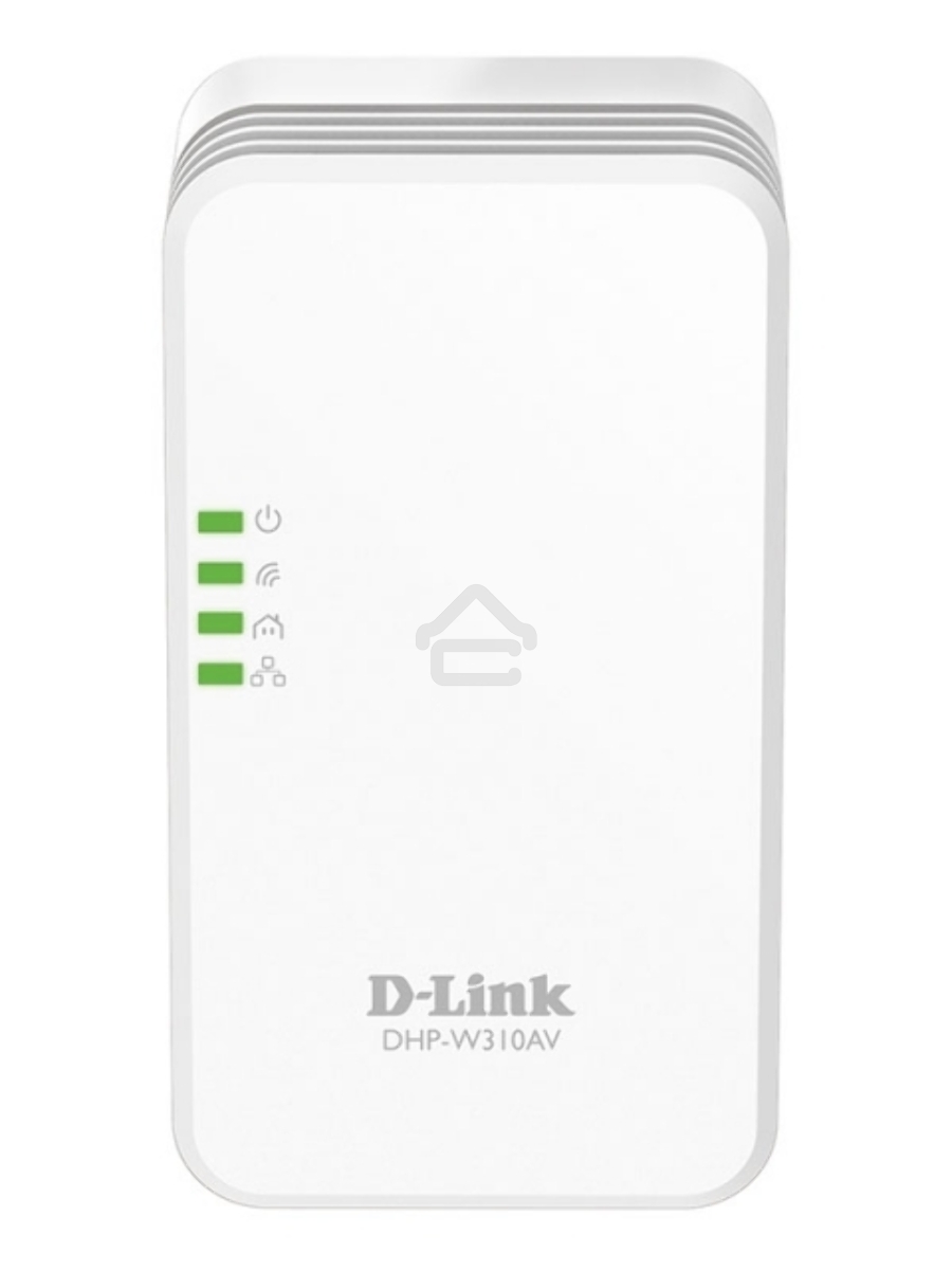 Беспроводной PowerLine-адаптер D-Link DHP-W310AV N300 с поддержкой HomePlug AV