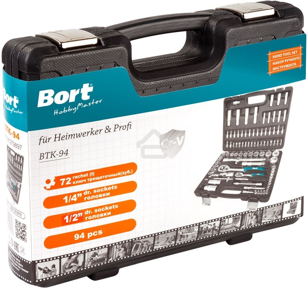 Набор ручного инструмента Bort BTK-94