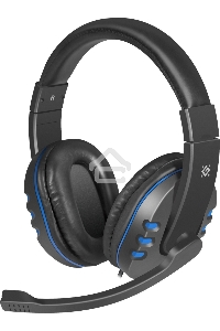 Гарнитура Defender GAMING WARHEAD G-160 BLACK/BLUE