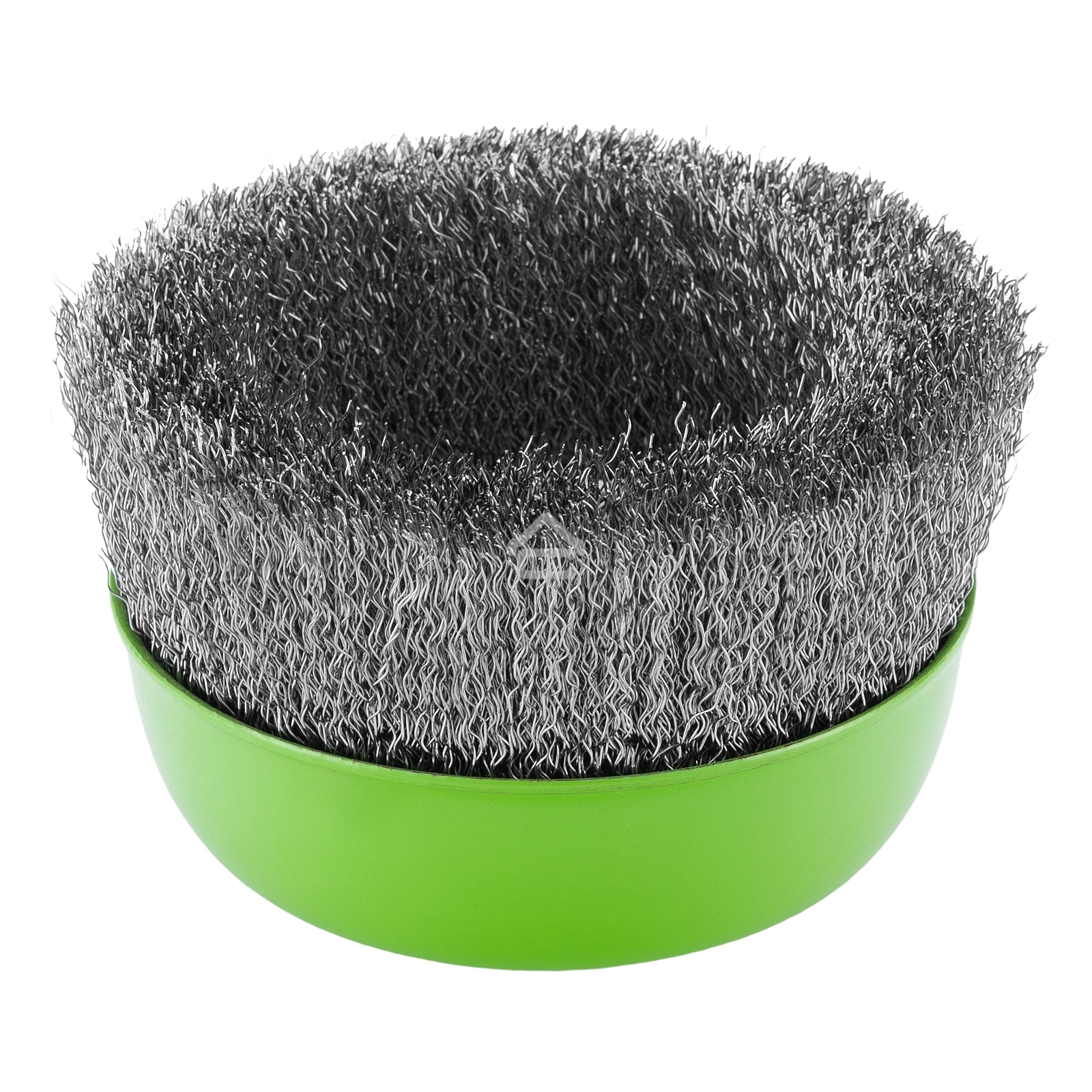 Щетка для УШМ Сибртех 125 мм М14, чашка, витая проволока 0,3 мм