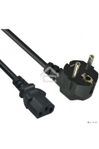 Кабель питания ExeGate PC-1,2 OfficePC 450W (Евровилка Schuko->С13) VDE-250V черный, 1.2м