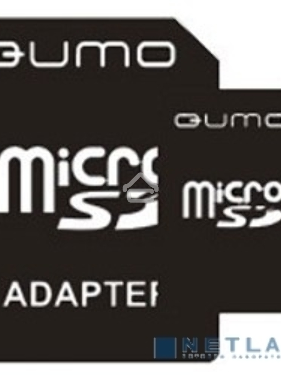 Флэш карта QUMO QM4GMICSDHC4 4Gb MicroSDHC Class 4, SD adapter