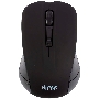 Мышь беспроводная HIPER HOMW-101 /1000-1600 dpi/оптический/4 кнопки/Soft-touch покрытие/USB-приемник/2,4 ГГц/батарея 1хАА/черный (HOMW-101)