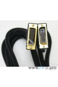 Кабель Кабель DVI-D dual link Gembird, 4.5м, 25M/25M, экран, феррит.кольца, пакет CC-DVI2-15