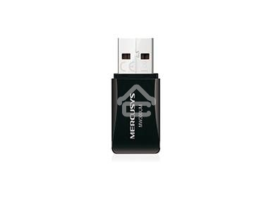 Сетевой адаптер USB2.0 адаптер Mercusys MW300UM, 300Мбит/с, компактный