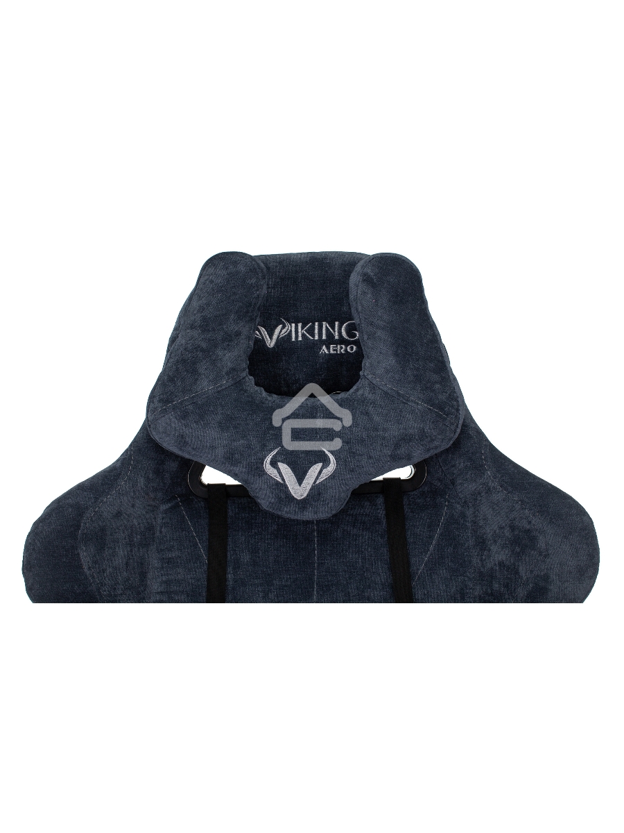 Кресло игровое Бюрократ VIKING KNIGHT LT27 FABRIC синий крестовина металл/пластик