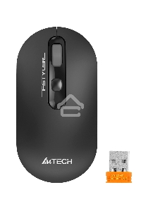 Мышь беспроводная A4Tech Fstyler FG20 серый, 2000 dpi, радиоканал, USB, кнопки - 4
