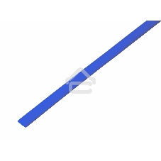 Трубка термоусаживаемая ТУТ 5,0/2,5мм, синяя, упаковка 50 шт. по 1м, PROconnect