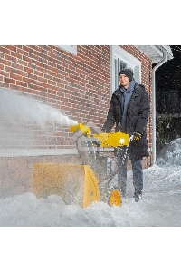 Бензиновая снегоуборочная машина SBM 610S PRO, 212cc, эл.старт, фара, обогрев  Denzel