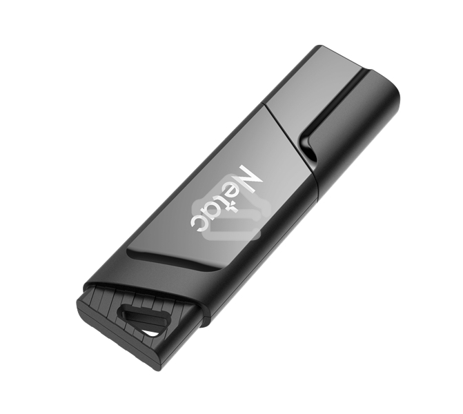 Флешка USB R/W R/W Netac U336S NT03U336S-064G-30BK, 64Gb, USB3.0, пластиковая с защитой от записи