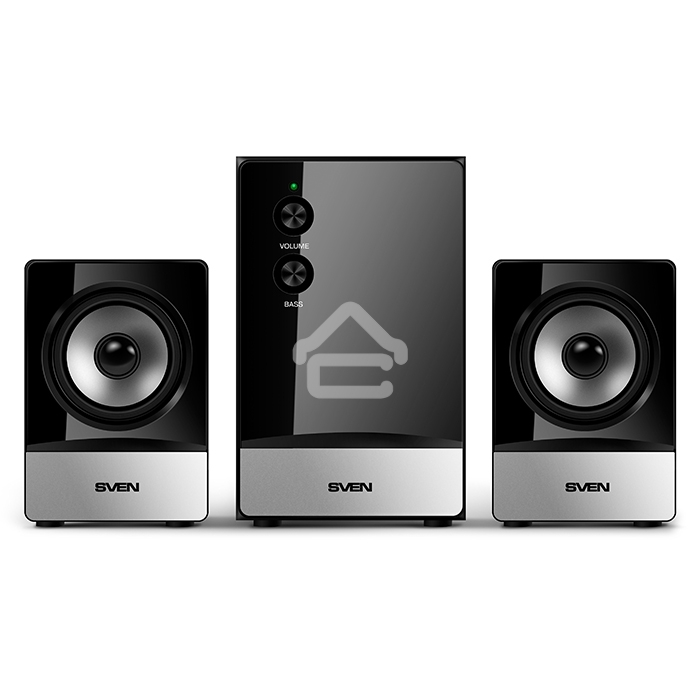 Акустическая система SVEN MS-90 черный (2x2.5W+ сабвуфер 5W, дерево)