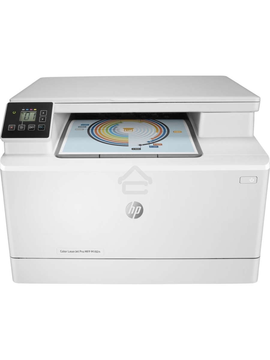 МФУ лазерный HP Color LaserJet Pro MFP M182n (7KW54A), A4, цветной, печ. до 16 стр/мин., 600 x 600 dpi (печать) 1200x1200dpi (скан.), USB, RJ-45, Air Print, Mopria