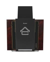 Вытяжка наклонная Gefest ВО 3603 К55 черный/красный мрамор, 60 см, 550 куб. м/ч, 76 дБ