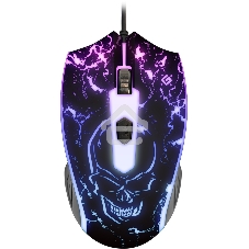 Мышь проводная Defender Overmatch GM-069 черный, 2400 dpi, USB, кнопки - 4