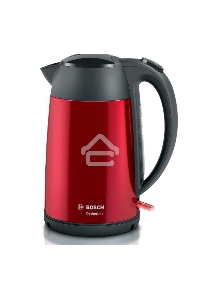 Чайник электрический Bosch TWK3P424 1.7л. 2400Вт красный (корпус: нержавеющая сталь)