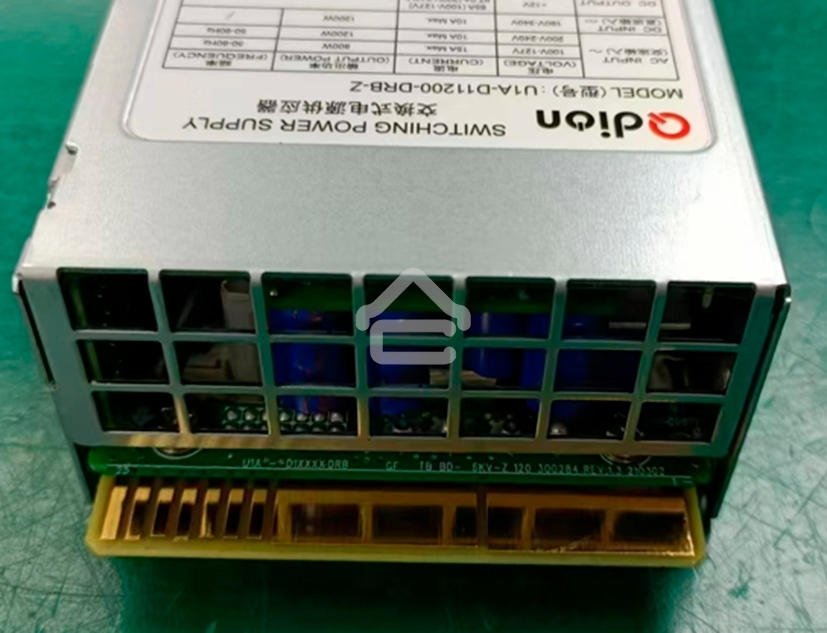 Блок питания серверный Server power supply Qdion Model U1A-D11200-DRB-Z P/N:99MAD11200I1170117 CRPS 1U Module 1200W Efficiency 94+, Gold Finger (option), Cable connector: C14