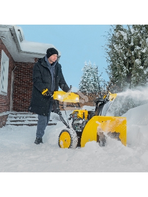 Бензиновая снегоуборочная машина SBM 610S PRO, 212cc, эл.старт, фара, обогрев  Denzel