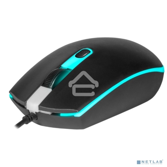 Мышь проводная Defender Dot MB-986 черный, 1600 dpi, USB, кнопки - 4