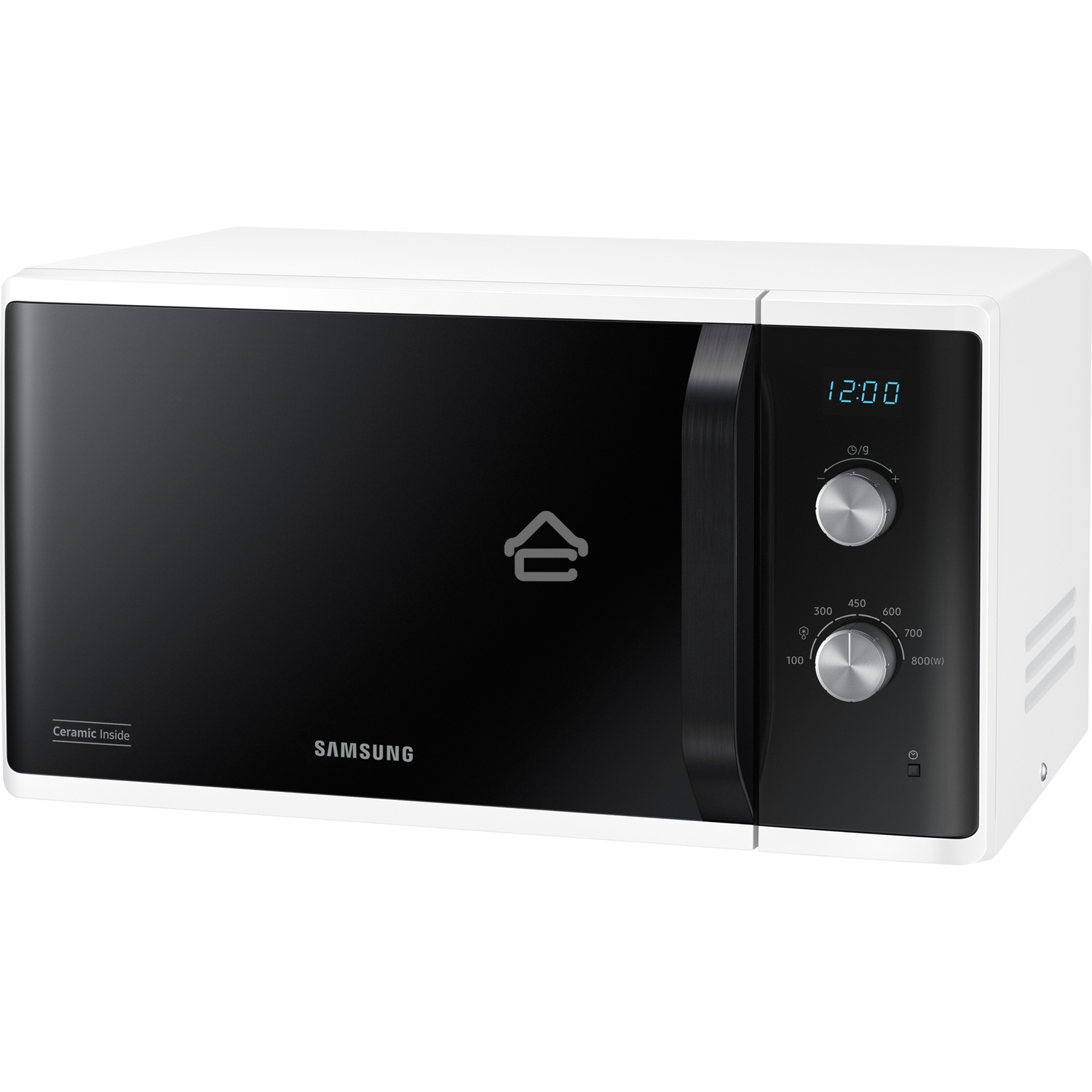 Микроволновая печь Samsung MS23K3614AW белый, 23 л, 800 Вт, переключатели - поворотный механизм