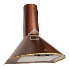 Вытяжка каминная Elikor Эпсилон 60П-430-П3Л медный антик/золотистый, 60 см, 430 куб. м/ч, 54 дБ