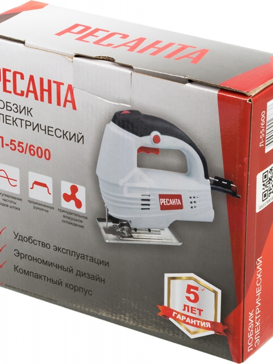 Лобзик Ресанта Л-55/600 600Вт 3000ходов/мин от электросети