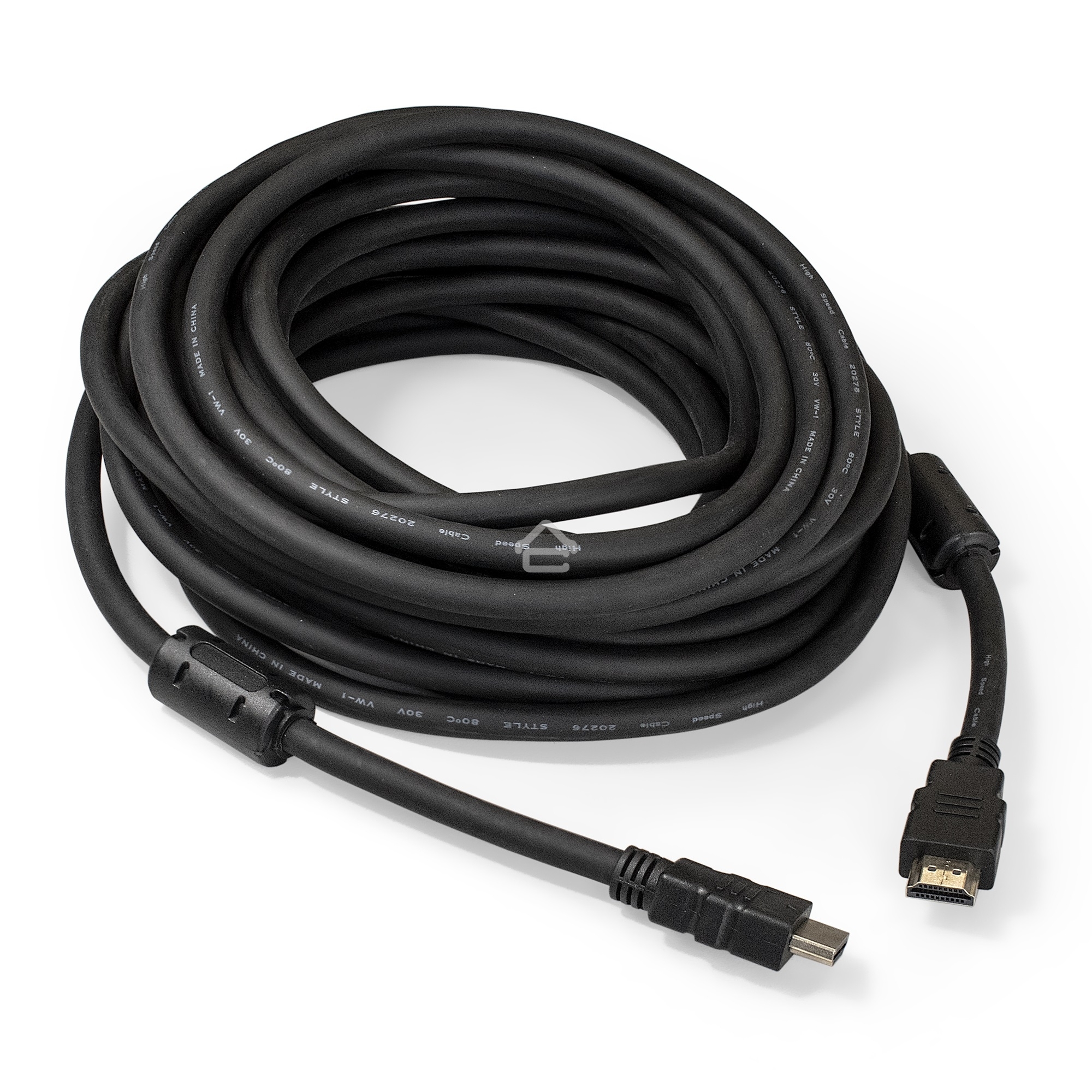 Кабель HDMI Exegate EX287726RUS EX-CC-HDMI2-10.0F (19M/19M, v2.0, 10м, 4K UHD, Ethernet, ферритовые кольца, позолоченные контакты)