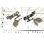 Петли для ноутбука Lenovo IdeaPad Y40-70, Y40-80, Y40-70AT, AM14P000300, AM14P000400