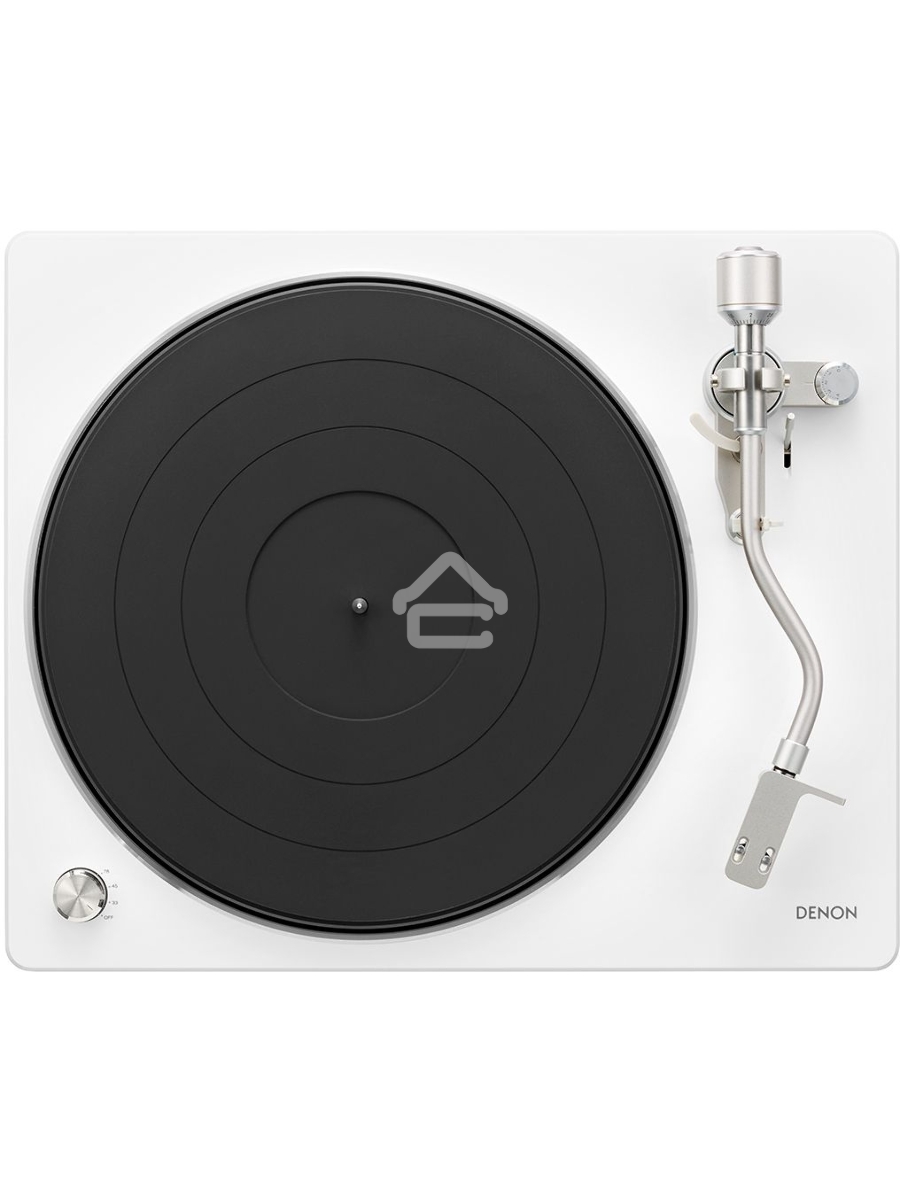 Проигрыватель винила Denon DP-400F, частично автоматический, белый