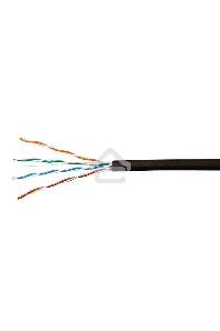 Кабель SkyNet Light UTP outdoor 4x2x0,46, медный, FLUKE TEST, кат.5e, однож., 305 м, box, черный