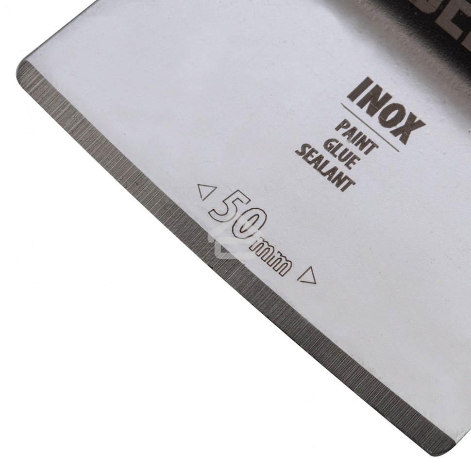 Насадка-шабер для МФИ, Inox, для снятия краски, ширина 50 мм, ступенчатая Denzel