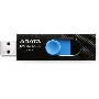 Флеш диск 128GB A-DATA UV320, USB 3.2, черный/голубой