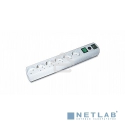 Сетевой фильтр Most RG 10 м, 6 розеток, белый, коробка