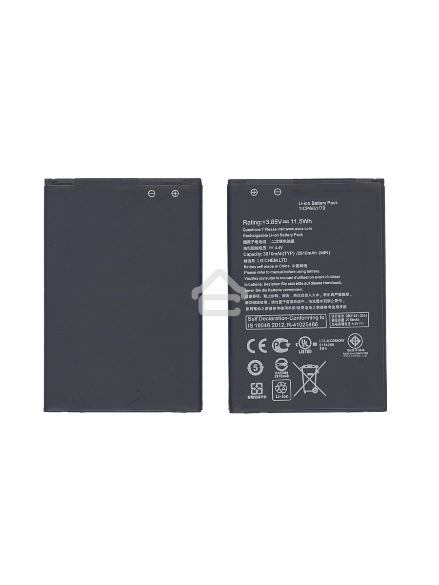 Аккумуляторная батарея B11Bj9c, B11P1510 для Asus Zenfone Go TV 3000mAh / 11.40Wh 3,8V