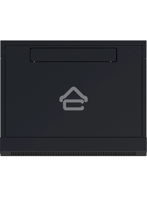 Шкаф коммутационный NTSS (NTSS-W9U6060GS-BL) настенный 9U 570x600мм пер.дв.стекл 60кг черный 22кг