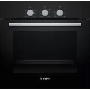 Встраиваемый духовой шкаф Bosch HBF011BA0Q 60 x 60 cm Черный, объем 66 литров