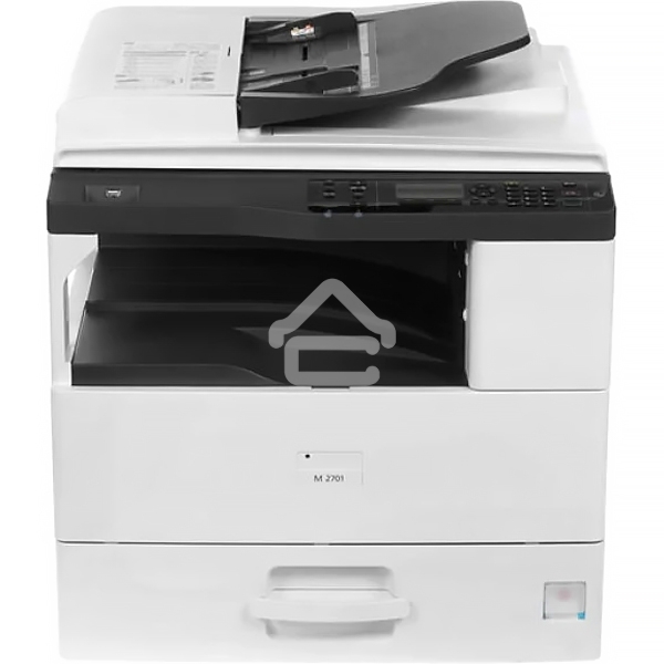 МФУ лазерное Ricoh M 2701 (418118), A3, ч/б, печ. до 27 стр/мин. (А4) до 15 стр/мин. (А3), скан. до 18 стр/мин. (ч/б) 6 стр/мин. (цвет), 600 x 600 dpi, Ethernet, USB