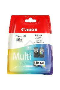 Картридж струйный Canon PG-440/CL-441 5219B005 черный/трехцветный x2уп. для Canon MG2140/MG3140 (180стр.)