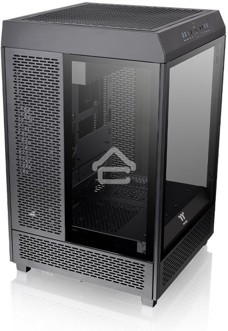 Компьютерный корпус Thermaltake The Tower 500 черный без БП ATX 1x120мм 3x140мм 4xUSB 3.0 2xUSB3.1 audio bott PSU