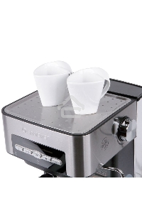 Кофеварка рожковая Endever Costa-1065 серебристый, исп. кофе - молотый, 1.6 л, 1000 Вт, 20 бар.