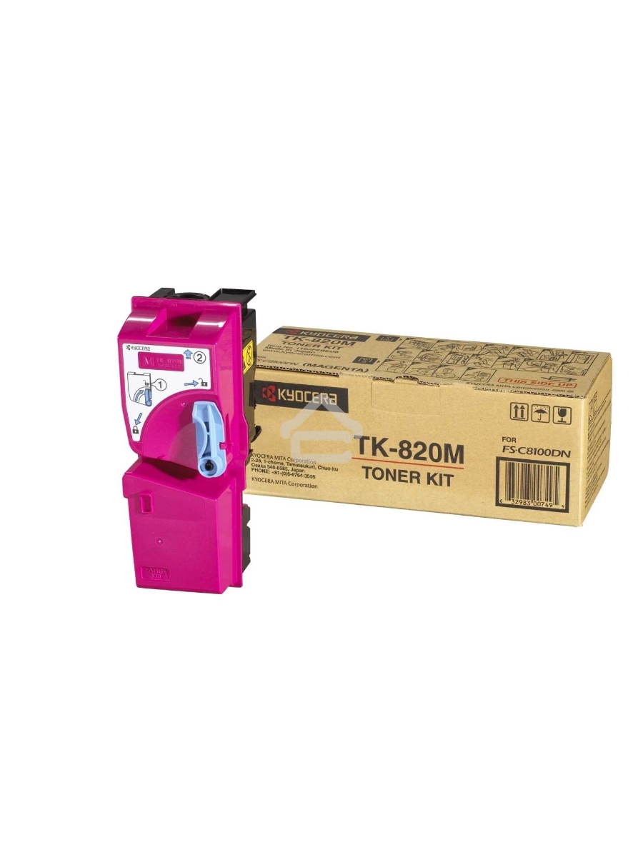 Картридж лазерный Kyocera-Mita TK-820M пурпурный для FS-C8100DN 7000стр.