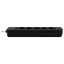 Фильтр SVEN SF-05LU 3.0 м (5 евро розеток,2*USB(2,4А)) черный, цветная коробка Surge protector SVEN SF-05LU 3.0 м (5 евро розеток,2*USB(2,4А)) черный, цветная коробка