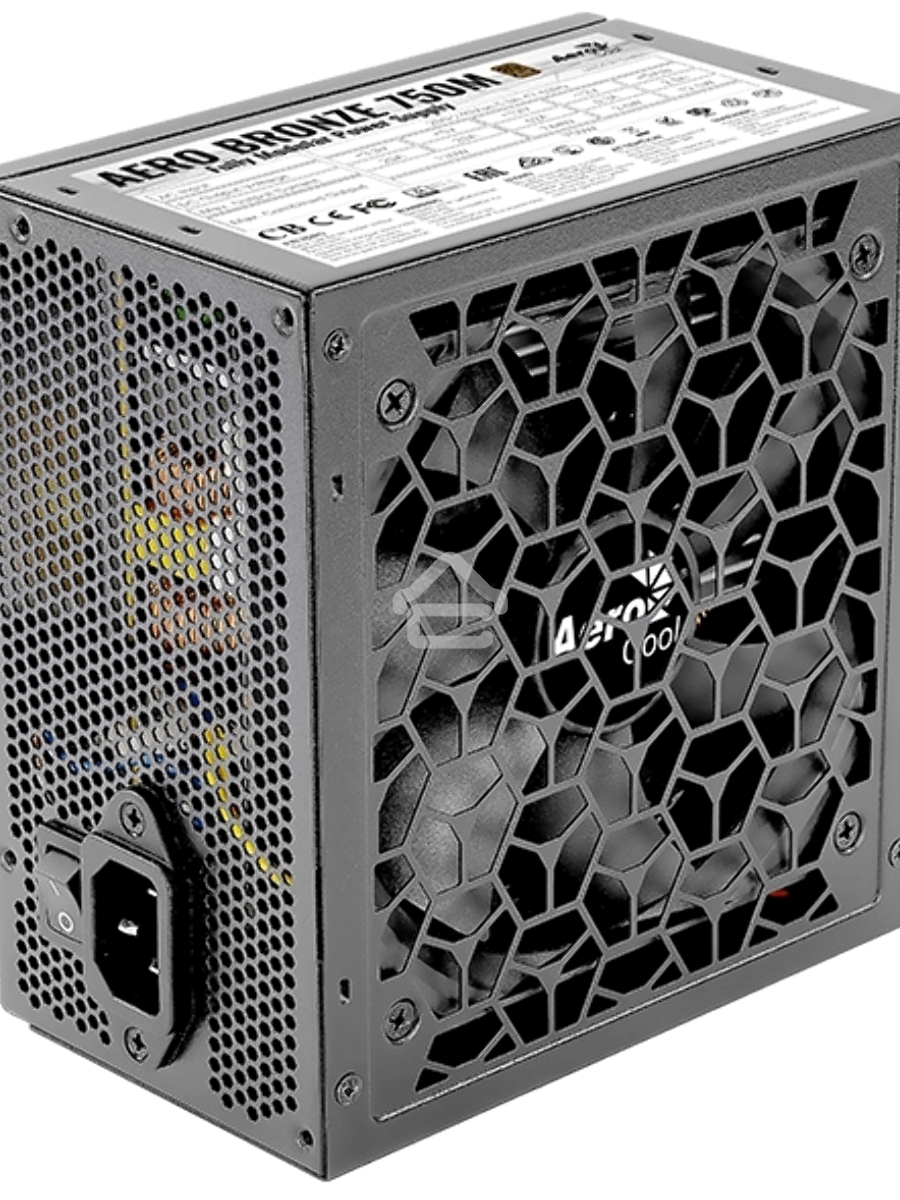 Блок питания Aerocool / Formula AERO BRONZE 750M, 750Вт, 80 PLUS Bronze, 120мм, модульный, черный