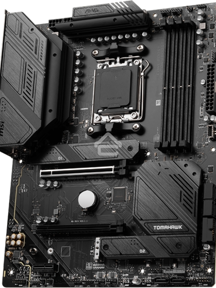 Материнская плата MSI MAG B650 TOMAHAWK WIFI, AM5, AMD B650, 4xDDR5, 6xSATA, 3xM.2, 1xPCI-E 4.0 x16, 1xPCI-E 4.0 x2, 1xHDMI, 1xDisplayPort, 1xUSB Type-C, 1x2.5Gb LAN, 2xUSB-A 2.0, 3xUSB-A 3.2 Gen 1, 3xUSB-A 3.2 Gen 2, 5x3.5 мм, 7.1, Standard-ATX